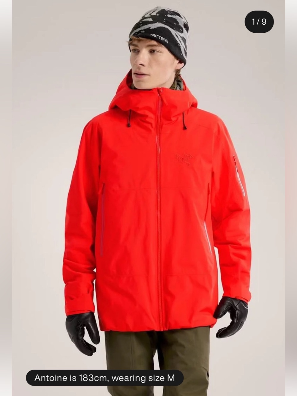 ARC'TERYX SABRE INSULATED JACKET
MEN'S - SOLARIS. SIZE XL. EUC